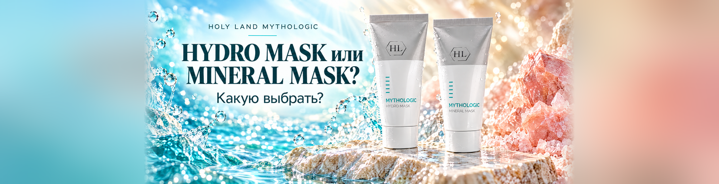 MYTHOLOGIC HYDRO MASK или MYTHOLOGIC MINERAL MASK: какую маску Holy Land выбрать?